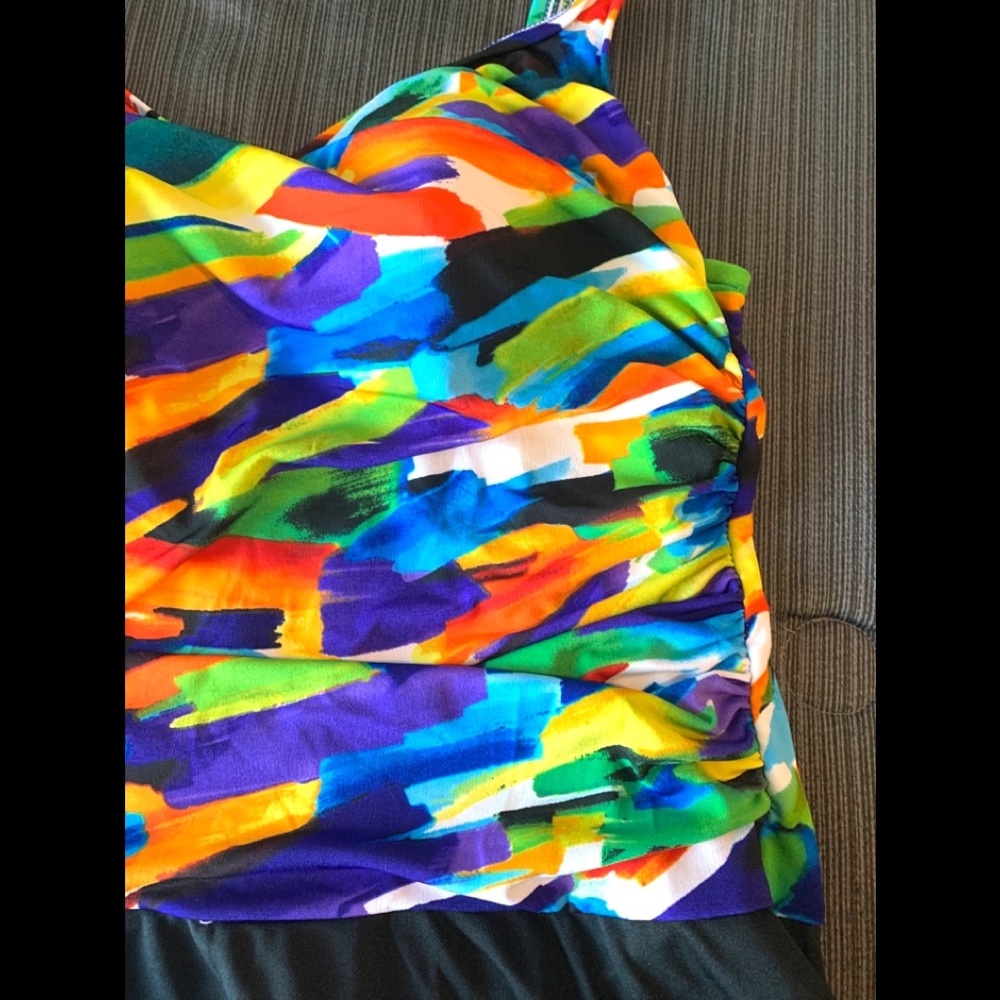 Catalina Rainbow Multicolored One Piece Swimsuit - Picture 7 of 13